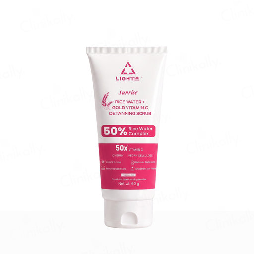 Light Up Sunrise 50% Rice Water Complex + Gold Vitamin C De-Tanning Face Scrub